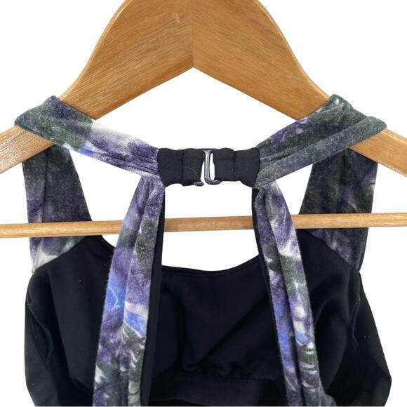 Athleta Sporty Halter Style Built in Bra Athleisure Casual Dress Black Small - Picture 6 of 11